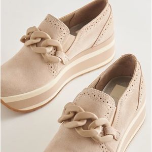 Dolce vita suede platform sneakers